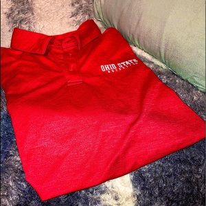 Large Red Ohio State Buckeyes Polo